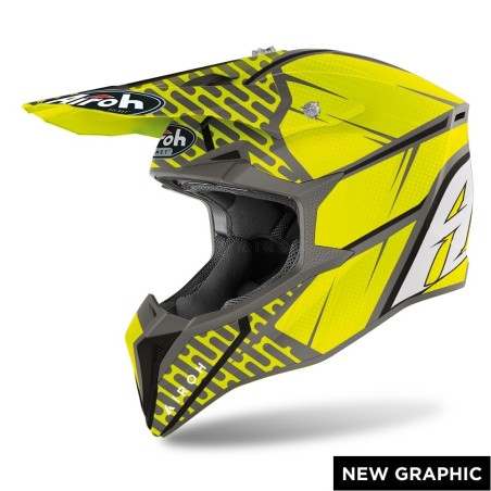 Casco off road AIROH WRAAP IDOL anthracite matt antracite opaco