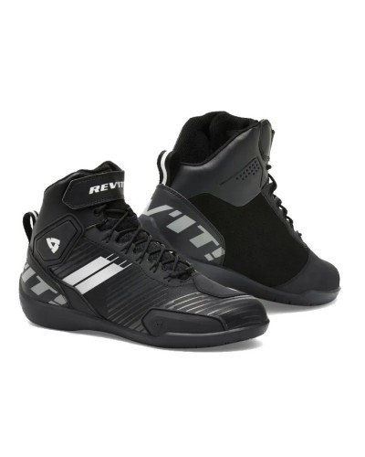 Rev'it | Paddock-style sport motorcycle shoes - G-Force Black-White