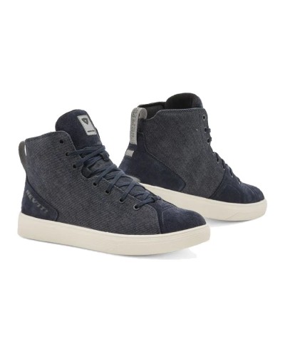 Rev'it | Classic waterproof sneakers for motorcycles and rides - Delta H20 Dark Blue-White