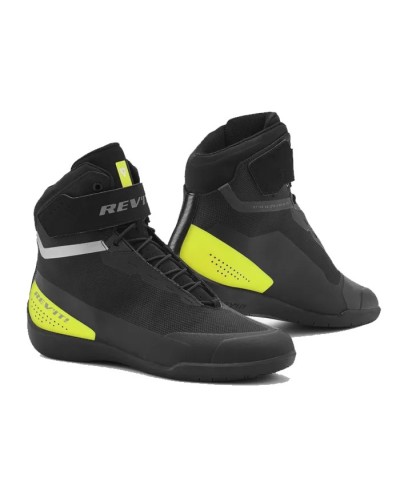 Rev'it | Sneaker da moto in stile paddock - Mission Nero-Giallo Neon