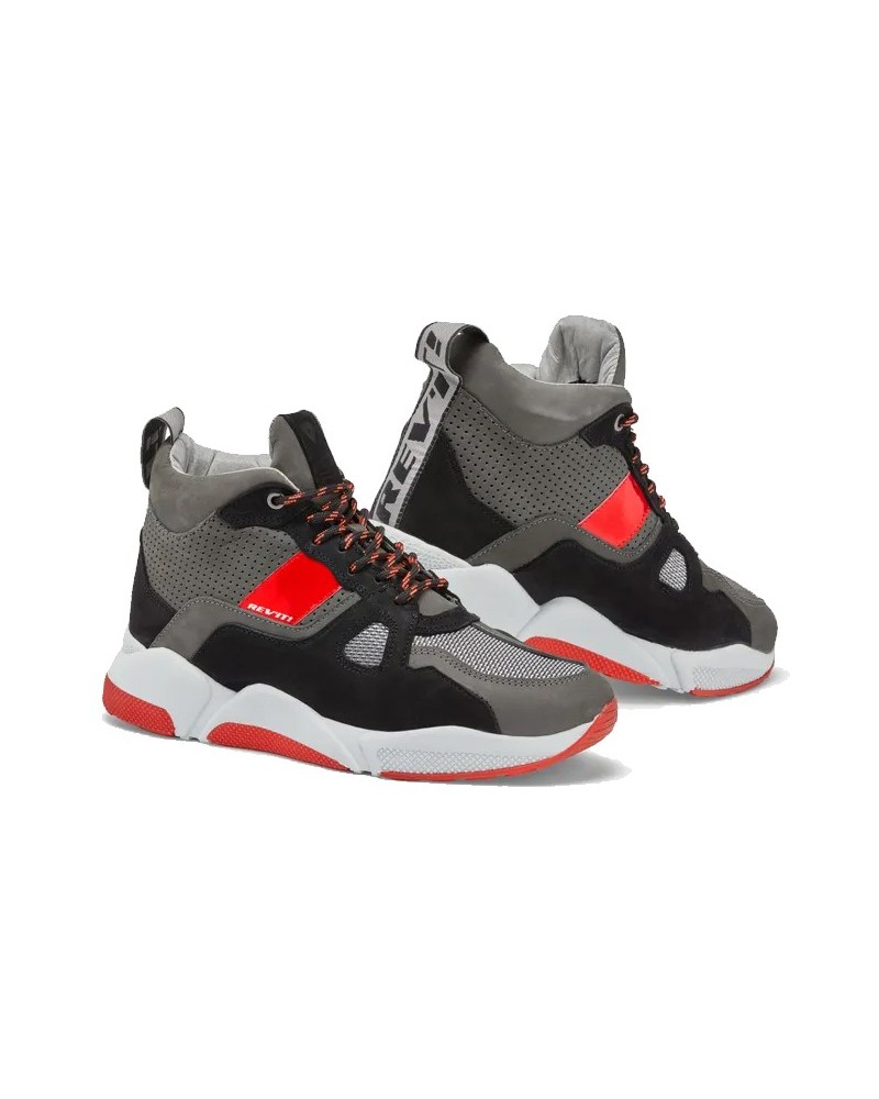 Rev'it | Partially ventilated urban motorcycle sneakers - Astro Black-Neon Red