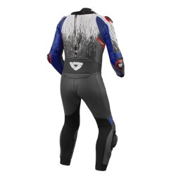 Rev'it | Leather suit with top specifications - Quantum 2 White-Neon Red