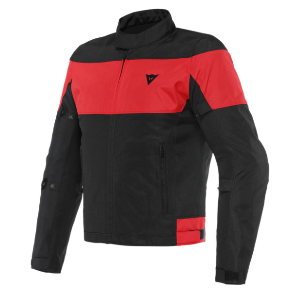 Giacca moto Dainese Elettrica Air tex black lava red