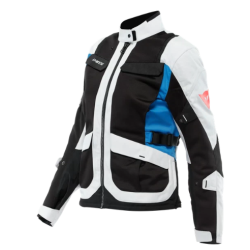 Dainese |Desert Lady Tex Jacket| Glacier-gray Black Blue