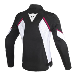 Dainese | Avro D2 Tex Lady Jacket | Nero/Bianco/Fucsia