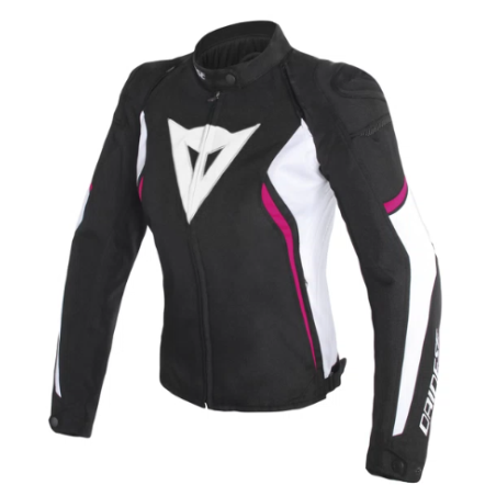 Dainese | Avro D2 Tex Lady Jacket | Nero/Bianco/Fucsia