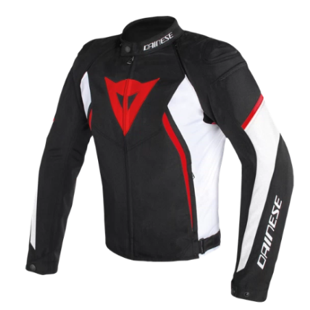 Dainese | Avro D2 Tex Jacket | Nero/Bianco/Rosso