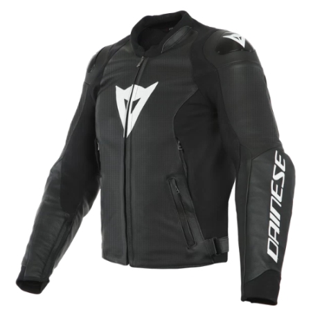 Dainese | Sport Pro Leather Jacket Perf | Black/White