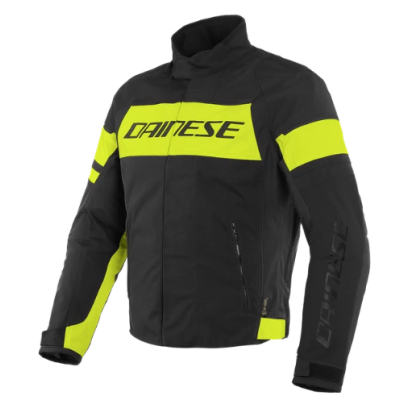 Dainese | Saetta D-Dry Jacket | Black Yellow fluo