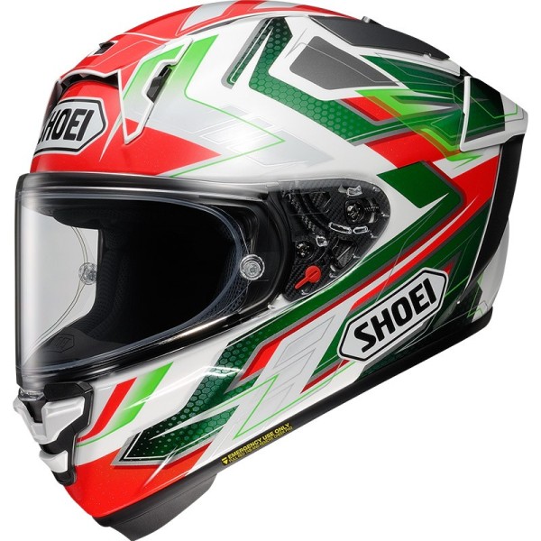 Shoei | X-spr Pro Escalate Tc4 | Red/Green