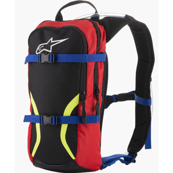 Alpinestars | Iguana Hydration Backpack | Black Blue Red Yellow fluo