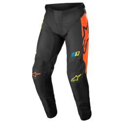 Alpinestars | Racer Compass Pants | Nero Giallo fluo Corallo