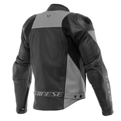 Dainese | Giacca in pelle perf. Racing 4 | Nero Grigio