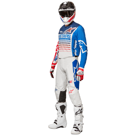 Alpinestars | Completo MX Racer Compass | White Red Blue