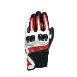 Dainese | Guanti MIG 3 UNISEX LEATHER |Nero Bianco Rosso