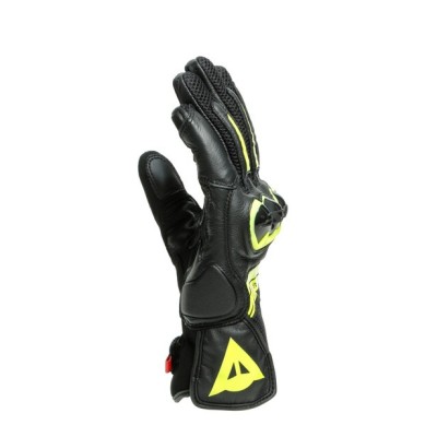 Dainese | Gloves MIG 3 UNISEX LEATHER | BLACK/FLUO-YELLOW