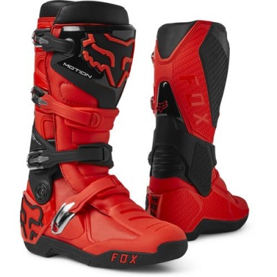 Fox | Motion Boots | Red fluo | Motorcycle Boots