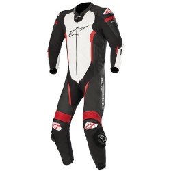 Alpinestars | Tuta in pelle Missile Tech Air Compatible | Nero/Bianco