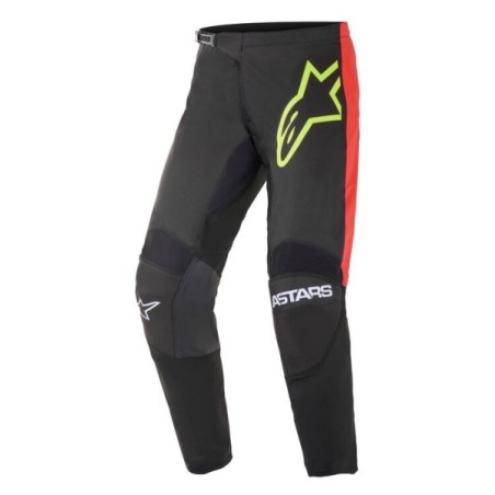 Alpinestars | Pantalone Fluid Triple | Nero/Rosso/Giallo fluo