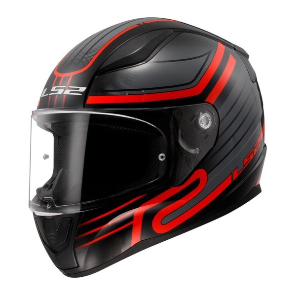 LS2 | Casco integrale Rapid 2 Circuit | Nero Rosso