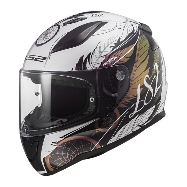 LS2 | Casco integrale Rapid 2 Boho | Bianco Nero Rosa