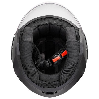 Moto | LS2 | Casco jet Airflow 2 Cover | Bianco opaco rosso | Caschi Jet