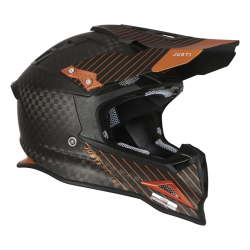 Moto | Just1 | J12 Pro 10th Carbon| Carbonio bronzo | Caschi Off Road