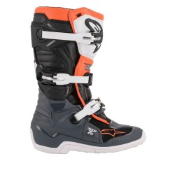 Alpinestars | Youth Tech 7S Boots | Nero/Bianco/Arancione fluo|Moto|Stivali Off Road