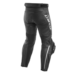 Dainese | Leather pants| Black\Black\White | Moto pantaloni