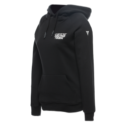 Dainese| Racing Hoodie Lady| Black\White | Motorcycle hoodie