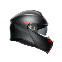 AGV | Modular Helmet Tourmodular Frequency Matt | Gunmetal-Red