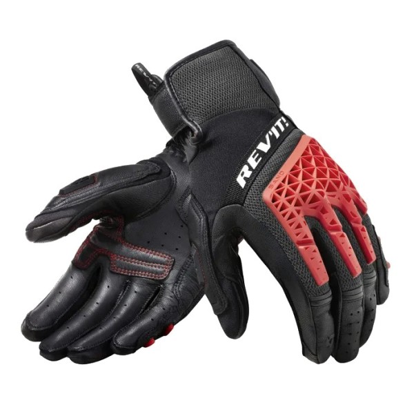 Rev'it |  Gloves Sand 4 | Black-Red