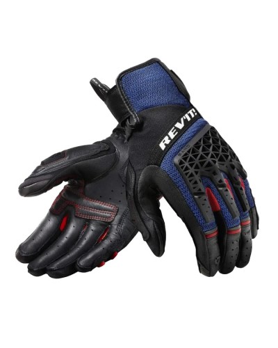 Rev'it | Lightweight comfortable and ventilated adventure gloves Sand 4 - Black-Red