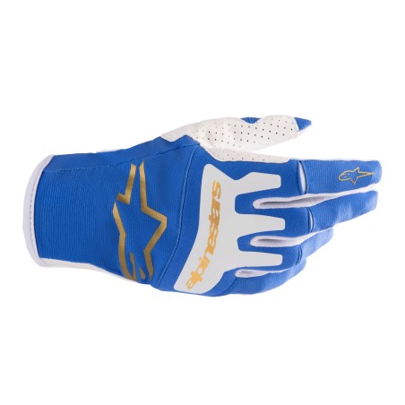 Alpinestars | Guanti Mx Techstar | Blue bianco oro