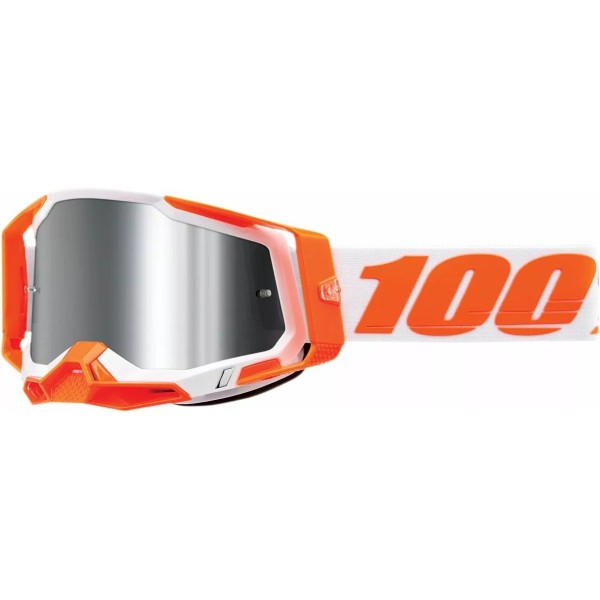 100% | Maschera Racecraft 2 | Arancio bianco