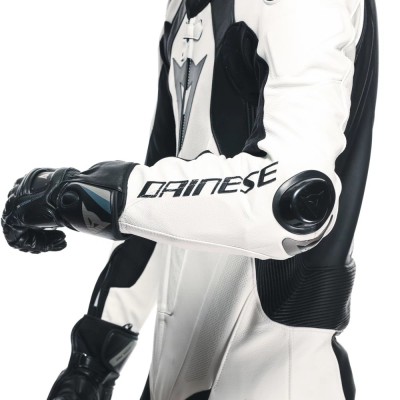 Dainese | Laguna seca 5 perf. Leather suit | Black white