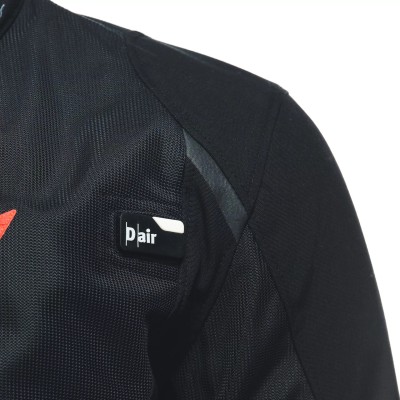 Dainese | Smart jacket LS sport D-air | Black fluo red