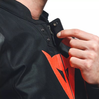 Dainese | Smart jacket LS sport D-air | Black fluo red