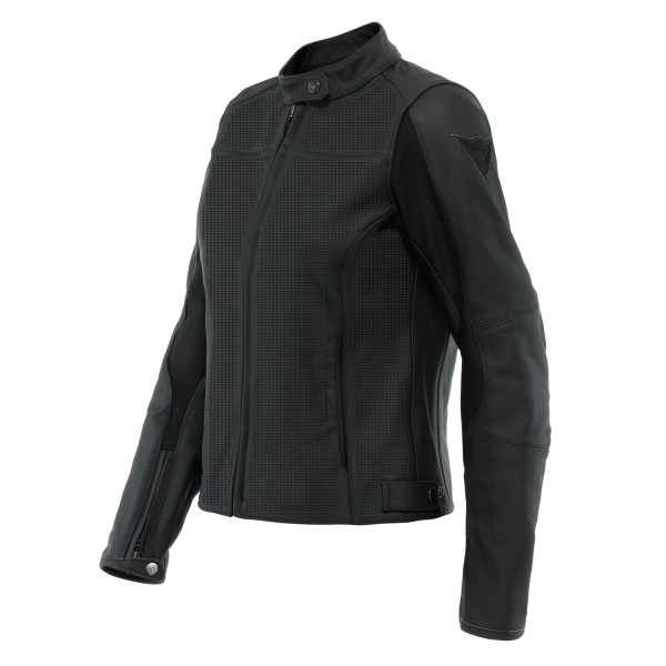 Dainese | giacca in pelle perforata Razon 2 lady  | Nero