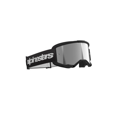 Alpinestars | Vision 3 Wordmark Goggles | Black mirror silver