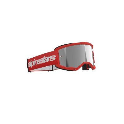 Alpinestars | Vision 3 Wordmark Goggles | Rosso specchio silver