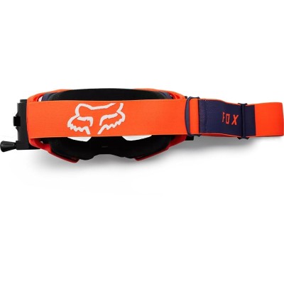 Fox | Airspace Stray Roll Off Goggles | Orange fluorescent navy blue