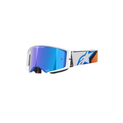 Alpinestars | Supertech Corp Goggle Absolute Vision | Blue orange mirror blue