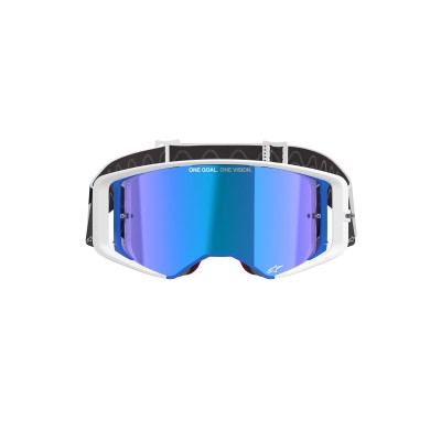 Alpinestars | Supertech Corp Goggle Absolute Vision | Blue orange mirror blue