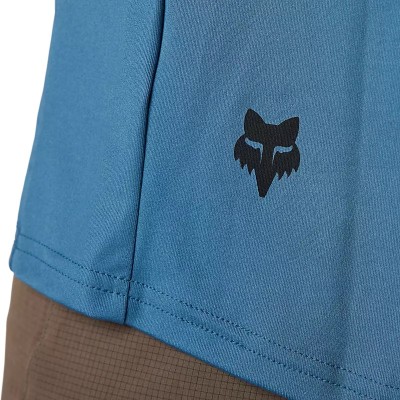 Fox | Maglia Mtb Ranger Moth | Blu ardesia scuro