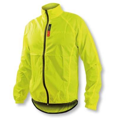 Biotex | X-Light cycling windproof jacket | Yellow fluo