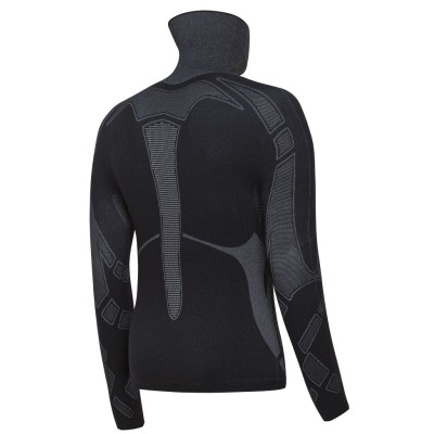 Biotex | Lupetto neck warmer long-sleeved thermal underwear shirt | Black