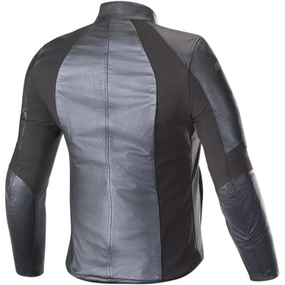 Alpinestars | Vika V2 women's leather jacket | Metallic blue