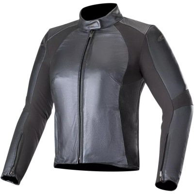 Alpinestars | Vika V2 women's leather jacket | Metallic blue