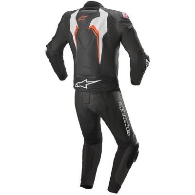 Alpinestars | Motegi V3 2pc leather suit | Black red fluo white